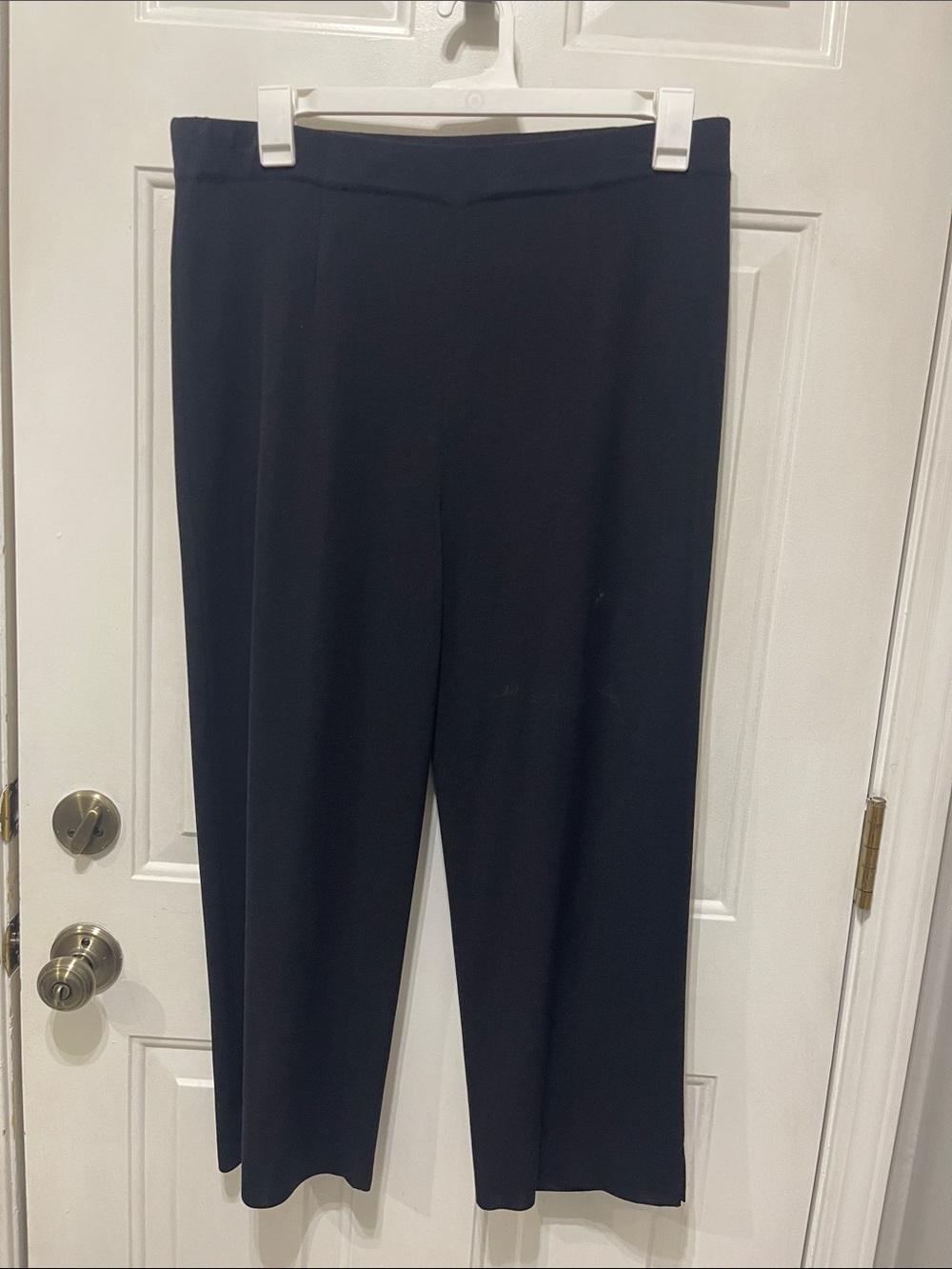 NWOT $400 Misook TWO PIECE Tunic Top and Pull on Pants Black Size XL - Picture 2 of 10